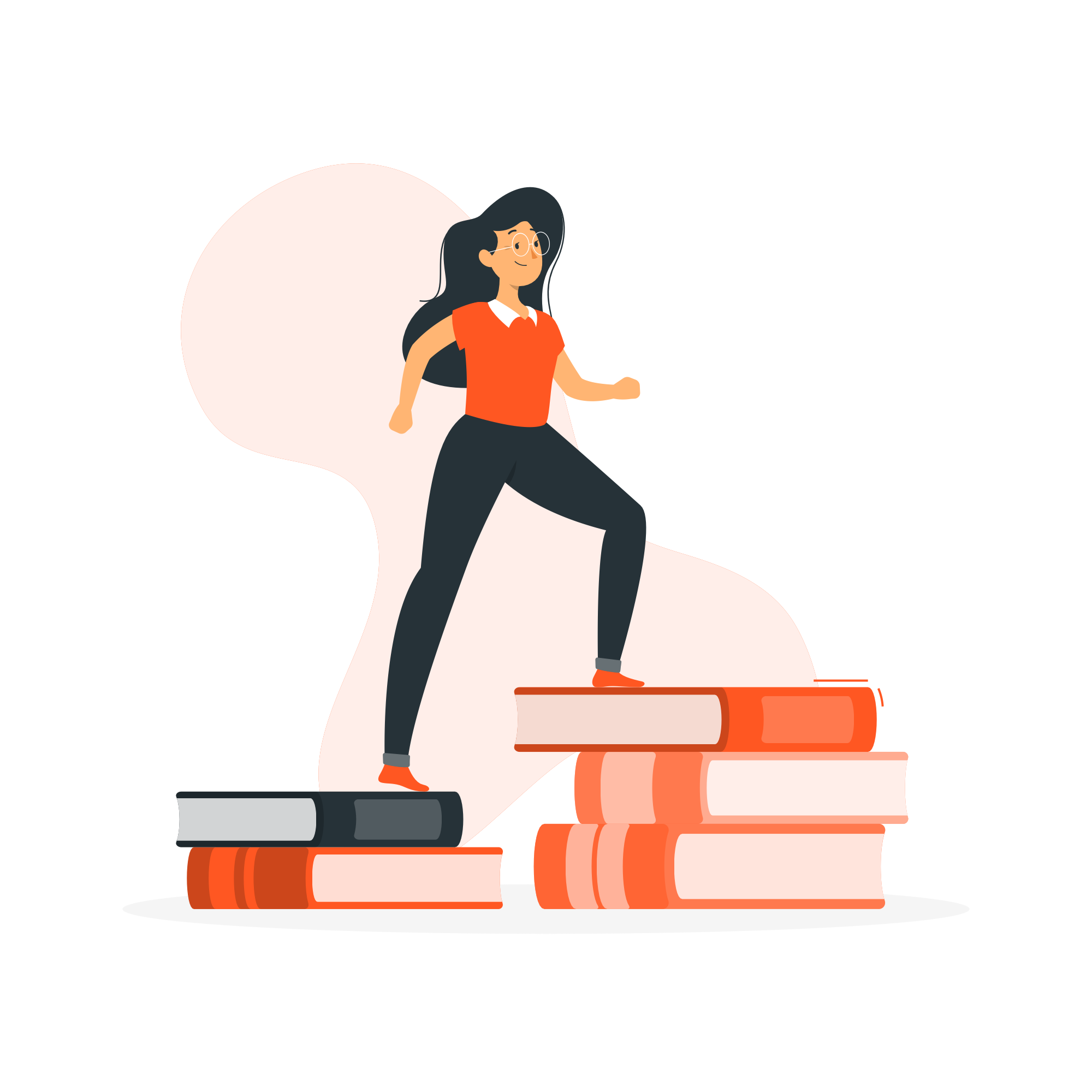 Student improving with personalised learning